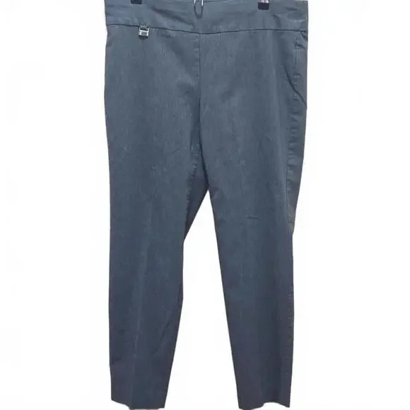 Alfani Women's Casual Chino Pants - Size 14S - Grey - Picture 1 of 8